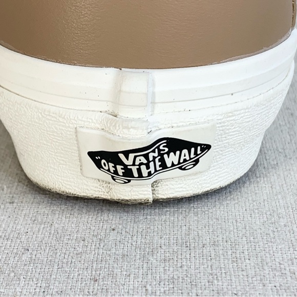 Vans - Off the Wall Sk8-Hi Tapered Soft Leather Hi-Top Sneakers - Size M8/W9.5 - Picture 14 of 16